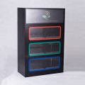 Low MOQ Strong Pushers E Cigarette Liquid Cigar Tobacco Vape Led Cigarette Display Cabinet